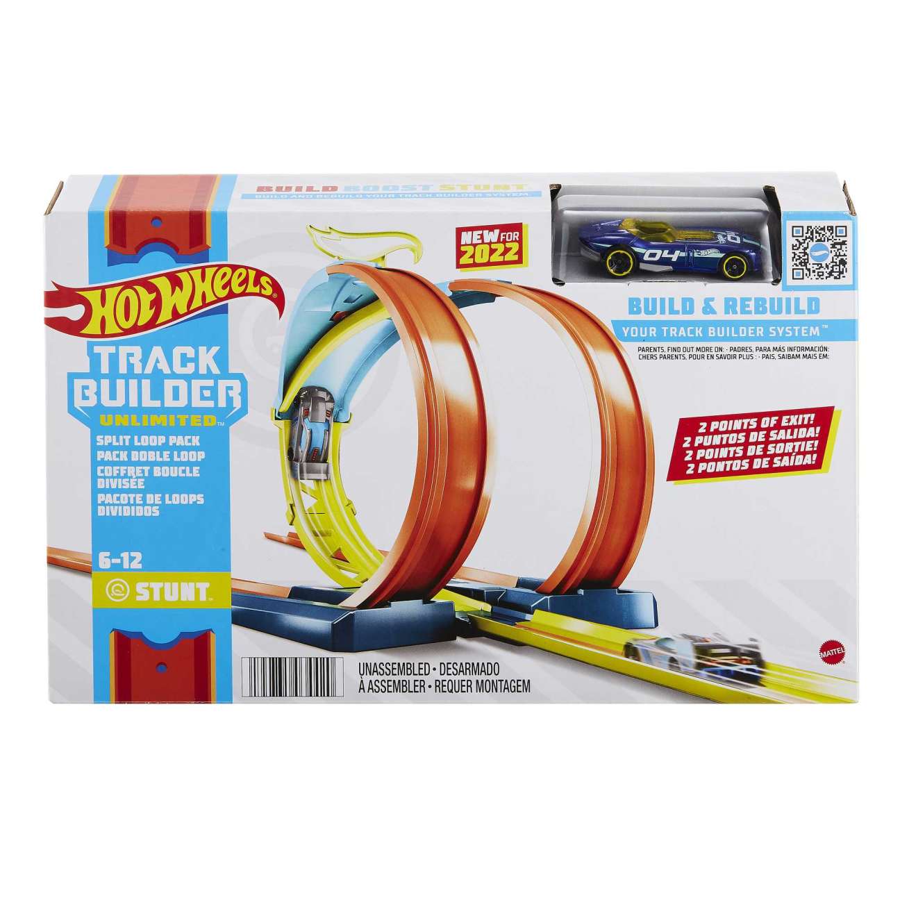 Hot Wheels Track Builder Unlimited Split Loop Pack