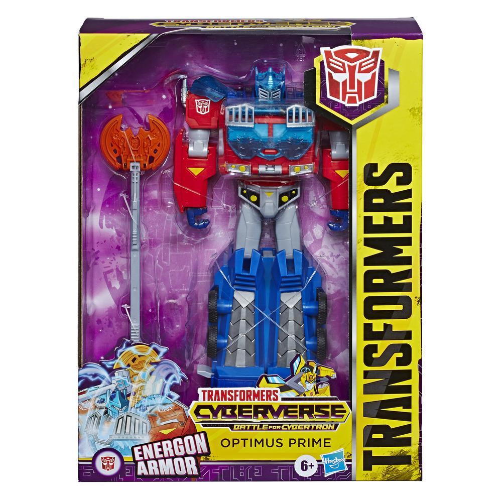 Transformers Toys Bumblebee Cyberverse Adventures Dinobots Unite Roll N'  Change Optimus Prime Action Figure, 6 and Up, 10-inch - Transformers