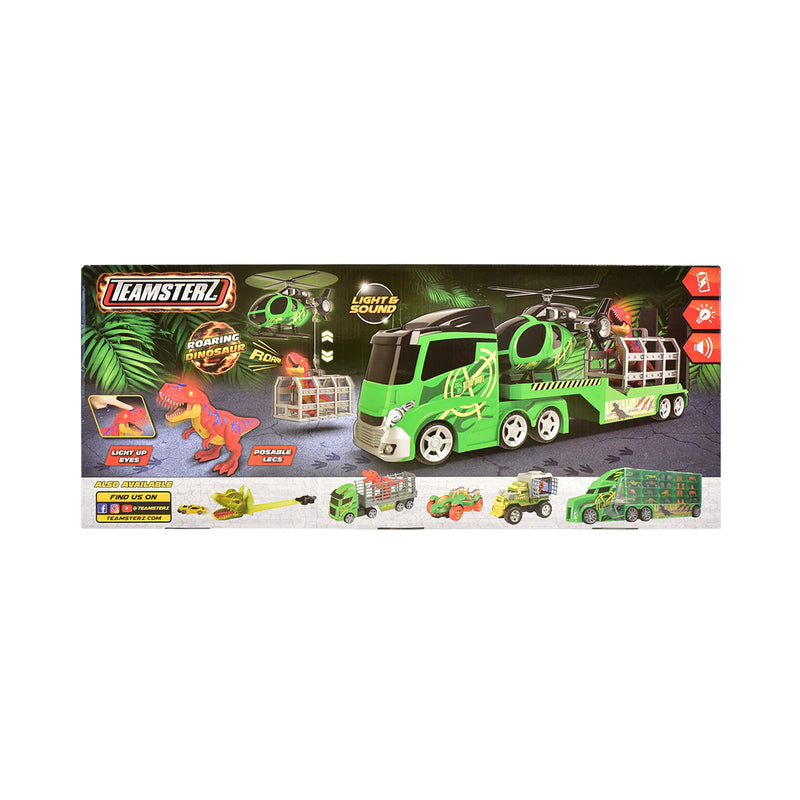 Teamsterz Mighty Machines Light & Sound Dino Hunt Transporter