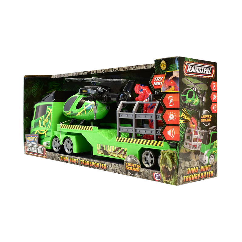 Teamsterz Mighty Machines Light & Sound Dino Hunt Transporter