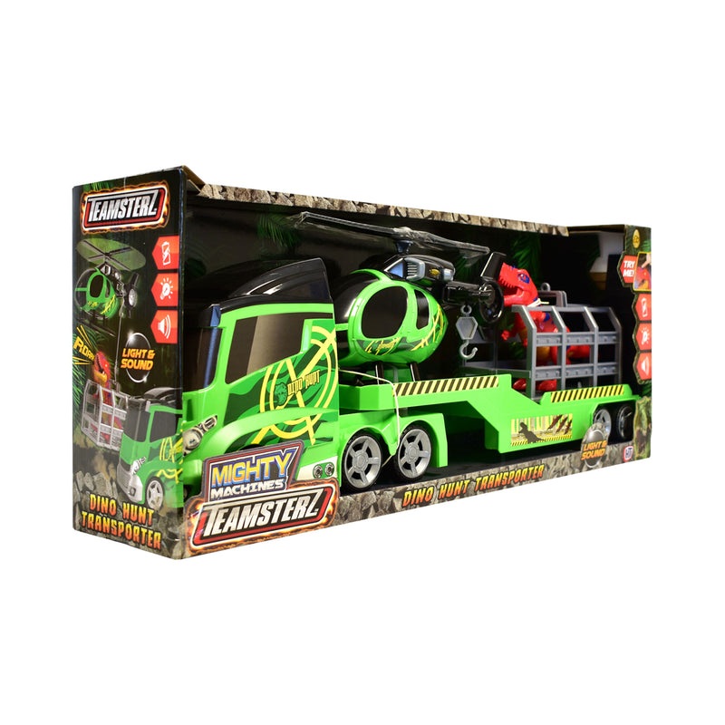 Teamsterz Mighty Machines Light & Sound Dino Hunt Transporter