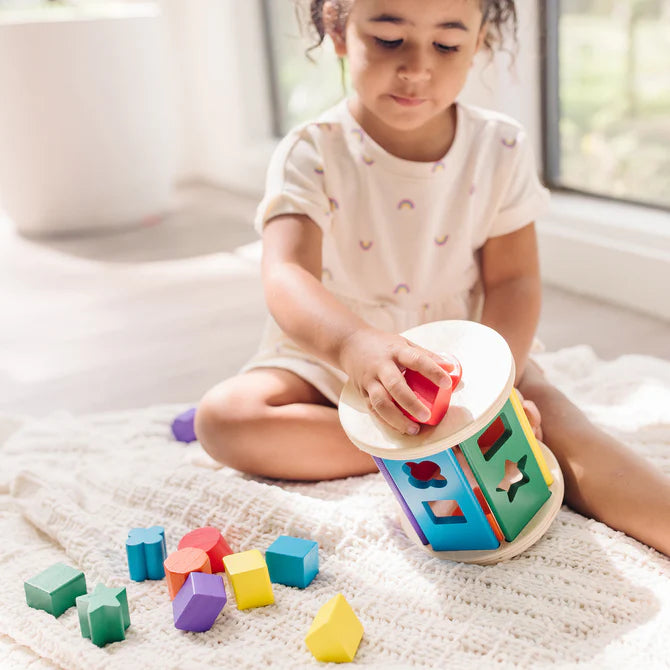 Melissa & Doug Match & Roll Shape Sorter