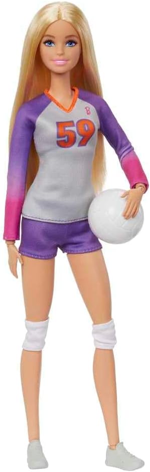 Barbie Made To Move Doll Volleyball