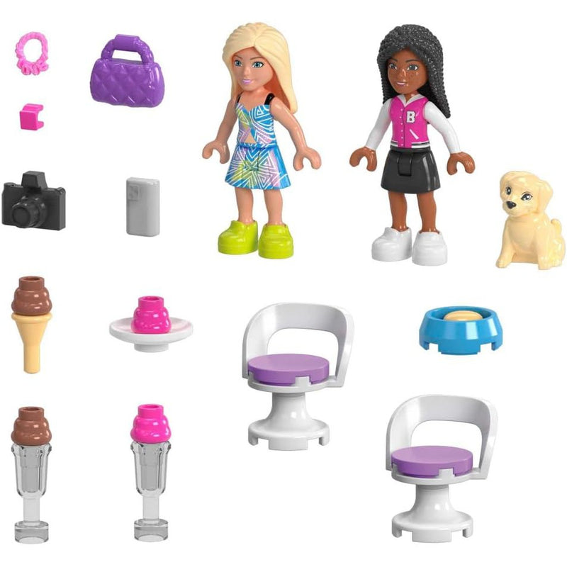 Mega Barbie Convertible & Ice Cream Stand Construction Set