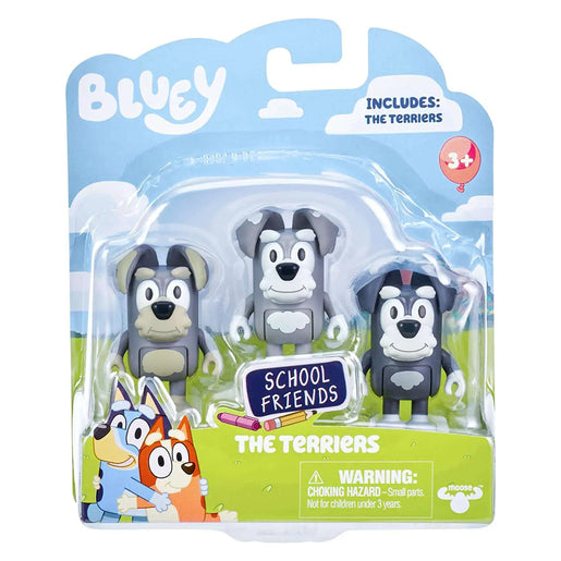 Bluey and Friends The Terriers 3 Pack Figure Set