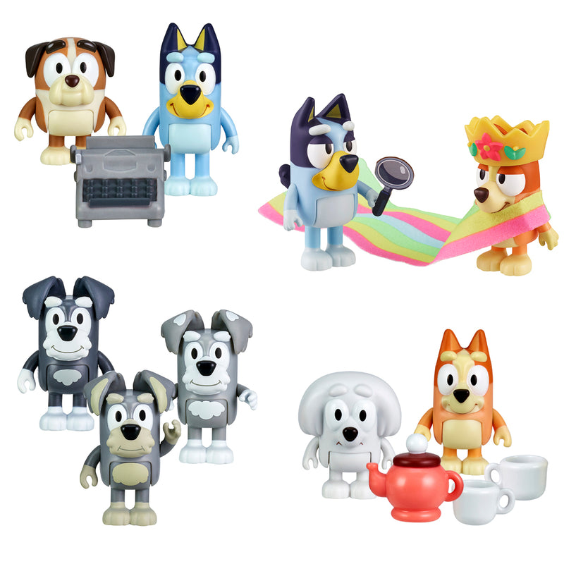 Bluey and Friends The Terriers 3 Pack Figure Set