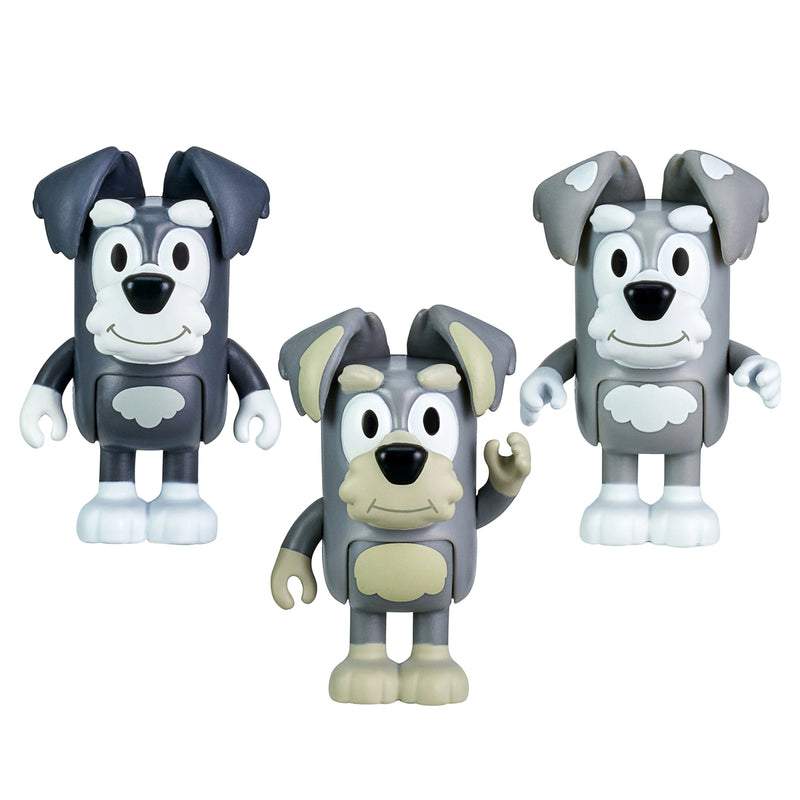 Bluey and Friends The Terriers 3 Pack Figure Set