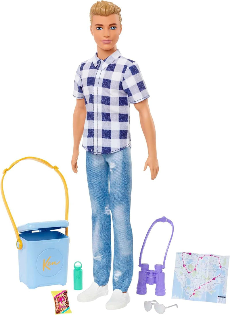 Barbie Ken Camping Doll Playset