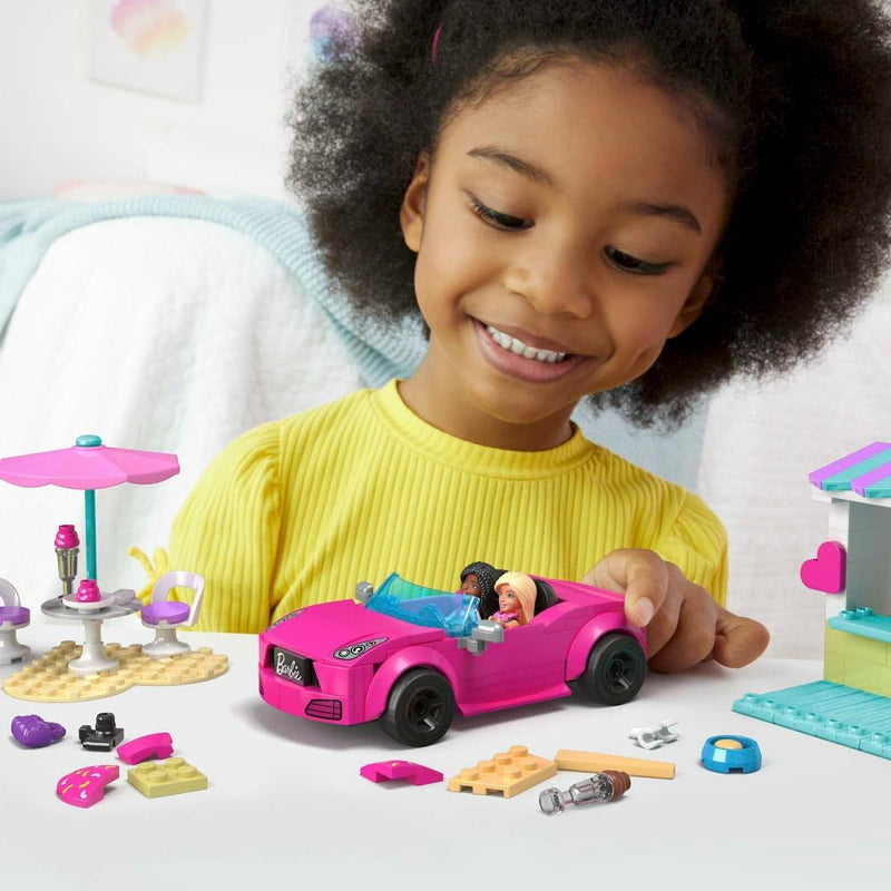 Mega Barbie Convertible & Ice Cream Stand Construction Set