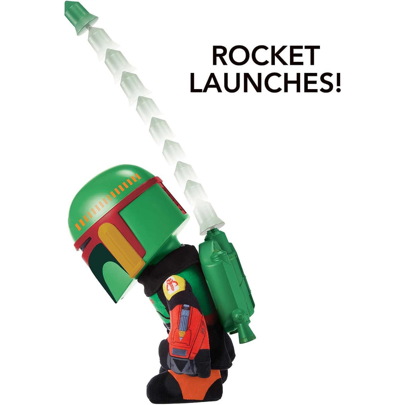 Star Wars Boba Fett Voice Cloning Rocket Launcher Feature Plush