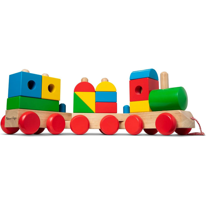 Melissa & Doug Wooden Jumbo Stacking Train