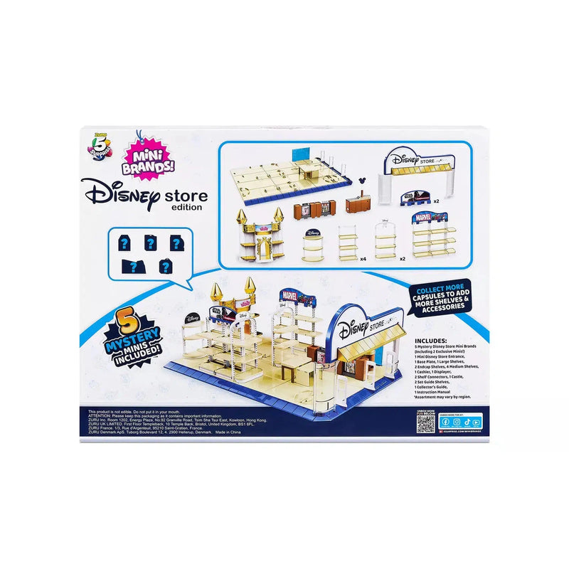 Zuru 5 Surprise Disney Store Mini Brands Toy Store Playset