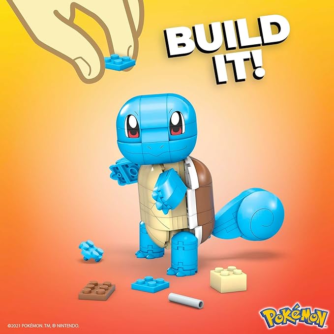 Mega Pokémon Build & Show Squirtle 199 Piece Construction Playset