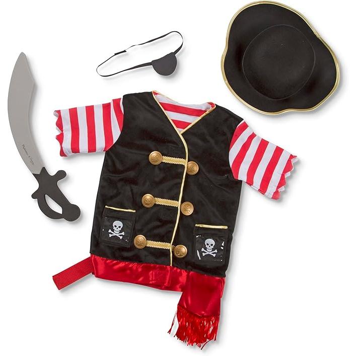 Melissa & Doug Pirate Role Play Costume Set