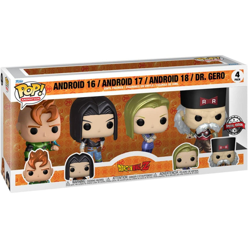 Funko POP Animation Dragon Ball Z 4 Pack - Special Edition