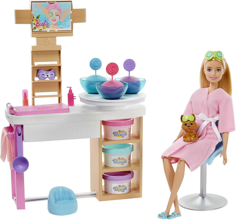 Barbie Face Mask Spa Day Playset