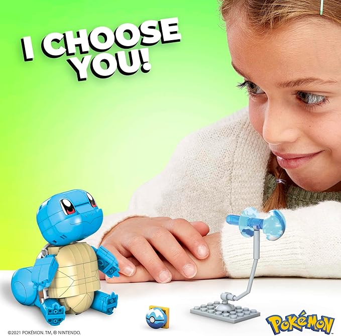 Mega Pokémon Build & Show Squirtle 199 Piece Construction Playset