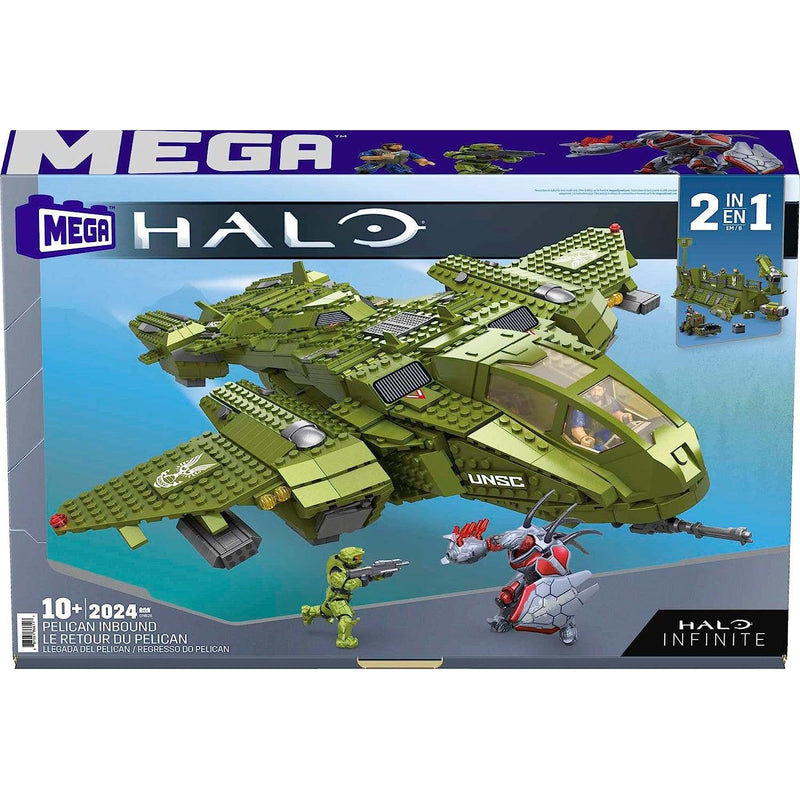 MEGA Halo Pelican Inbound Vehicle Halo Infinite Building Set