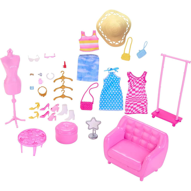 Barbie Doll & Closet Fashion Set