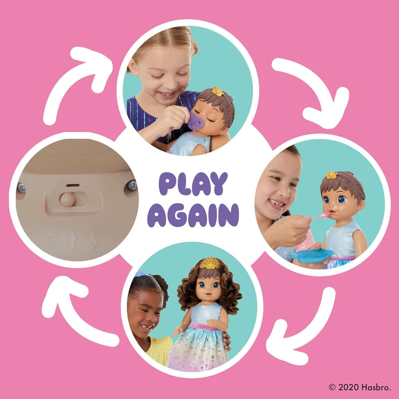 Baby Alive Grows Up (Happy), Blonde Hair, 75+ sounds, Growing & Talking Baby  Doll, Age 3+