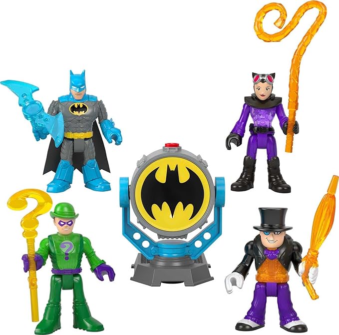 Imaginext DC Super Friends Batman Toys Bat-Tech Bat-Signal Multipack