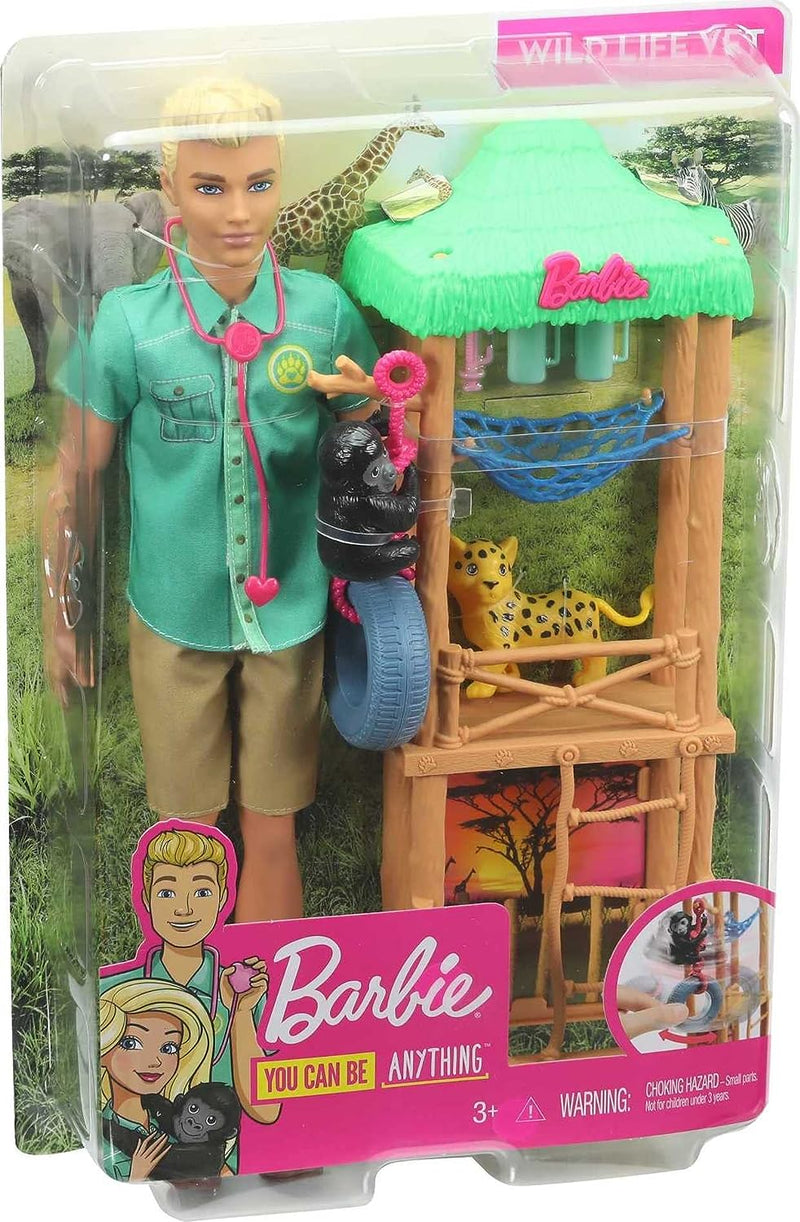 Barbie Ken Career Doll - Wild Life Vet