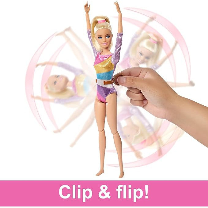 Barbie Gymnastics Doll & Accessories Playset