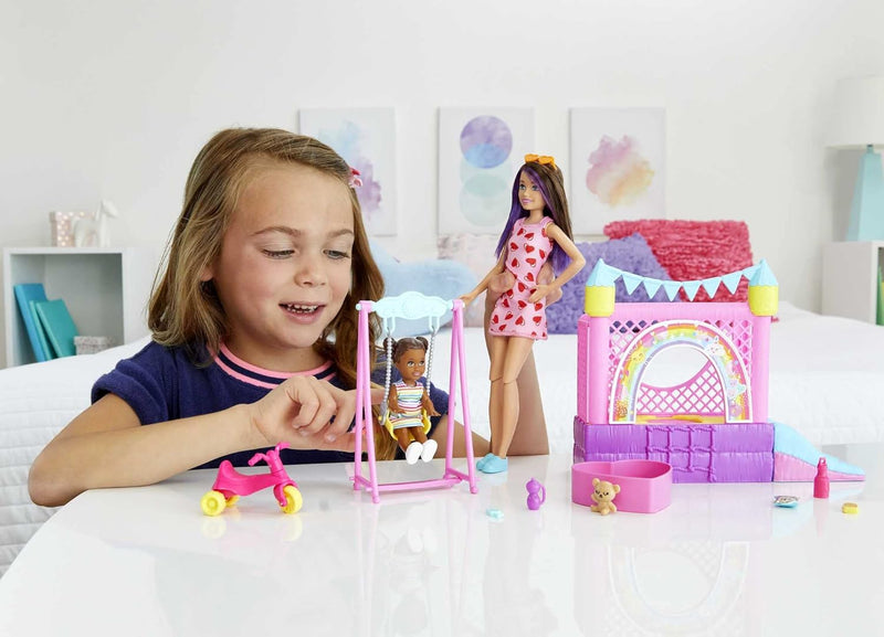 Barbie Skipper Bounce House Playset