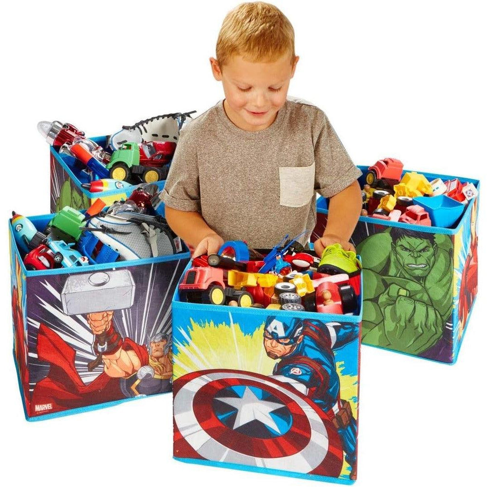 Hello Home Marvel Kids Cube Toy Storage Boxes
