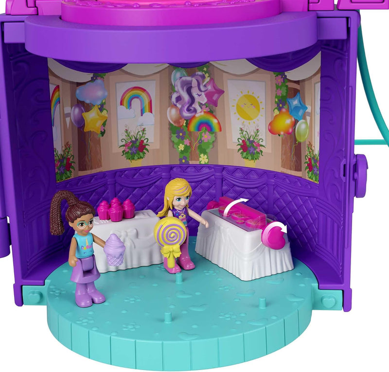 Polly Pocket 2-in-1 Unicorn Playset Birthday Spin N' Surprise