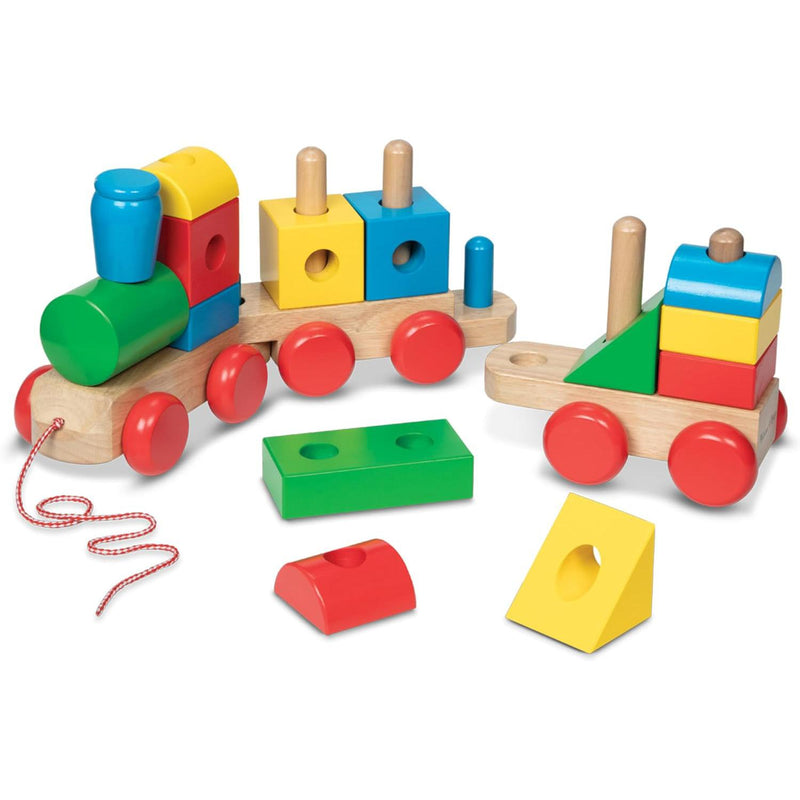 Melissa & Doug Wooden Jumbo Stacking Train