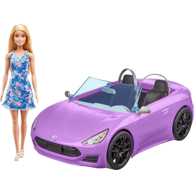 Barbie Doll & Convertible Car