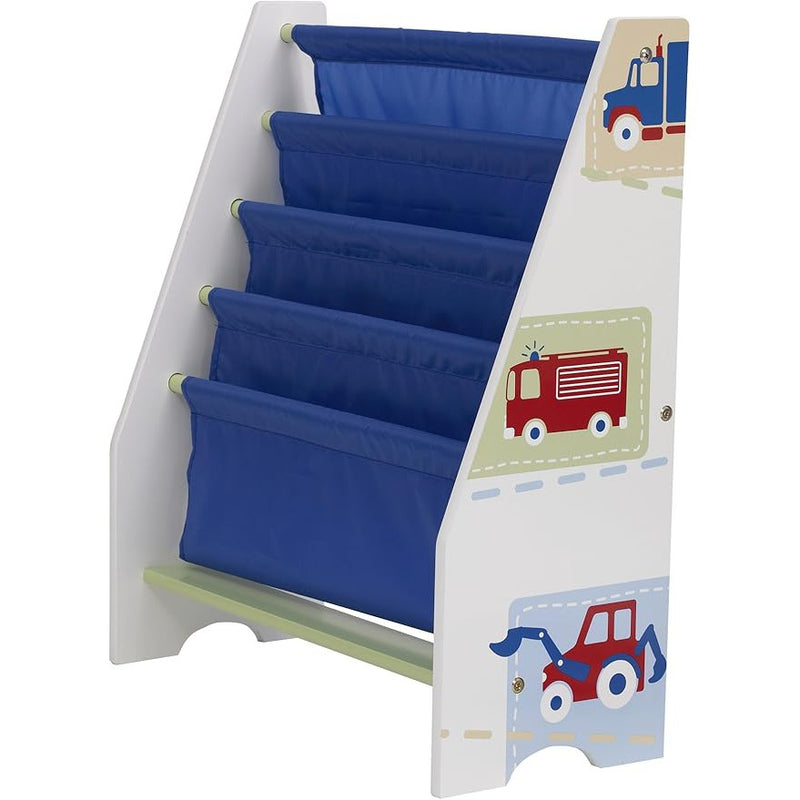 Kids Vehicles Bookcase Storage Unit