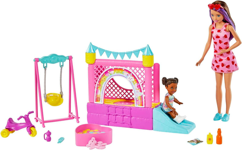 Barbie Skipper Bounce House Playset