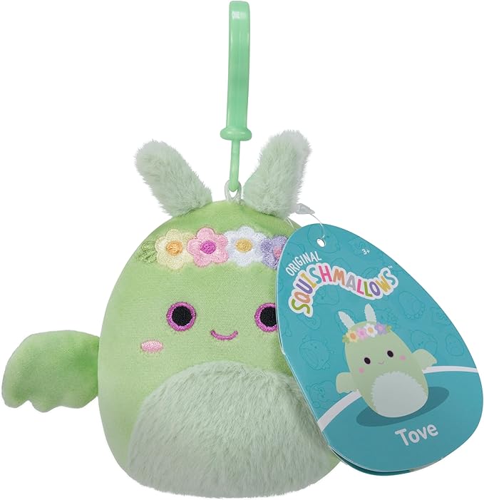 Squishmallows 8cm Clip on Plush - Tove