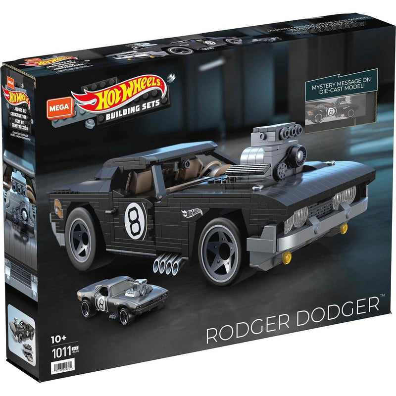 Mega Construx Hot Wheels Rodger Dodger 1:20 Scale & Die Cast Model