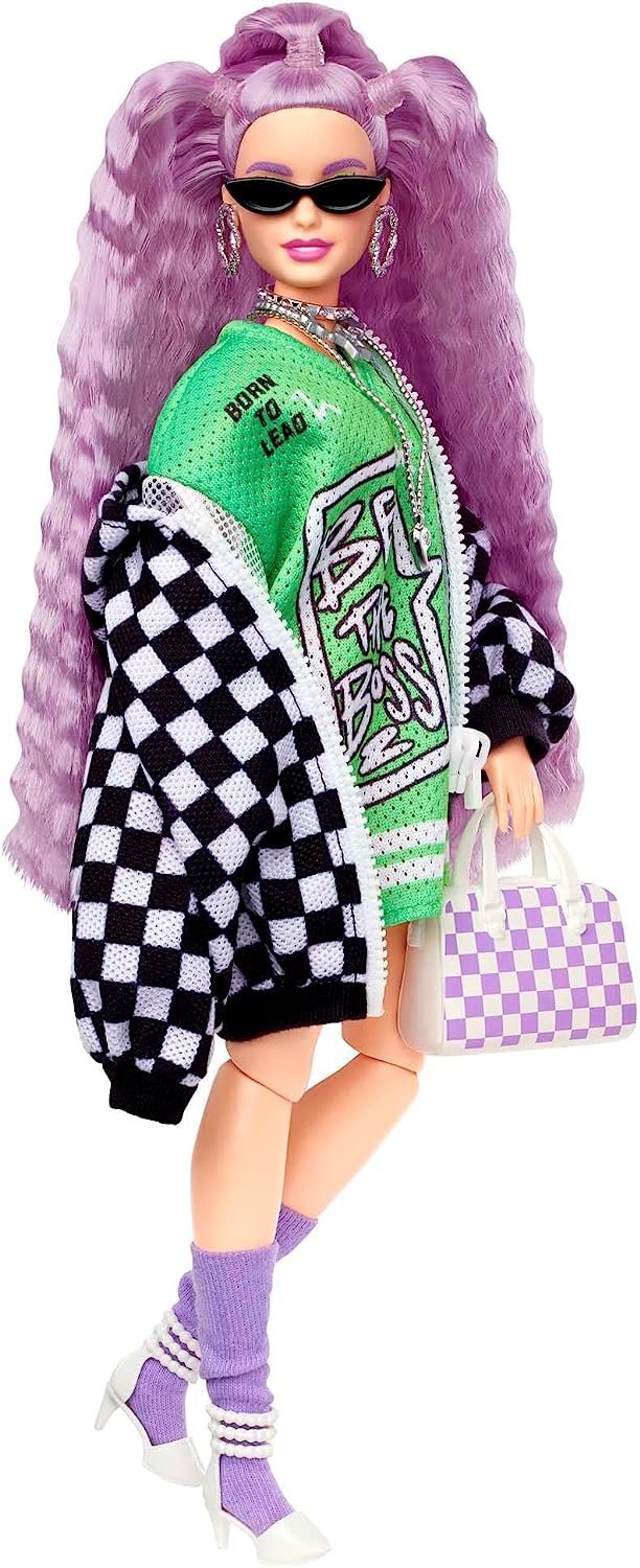 Barbie Extra Doll - Dark Green Dress