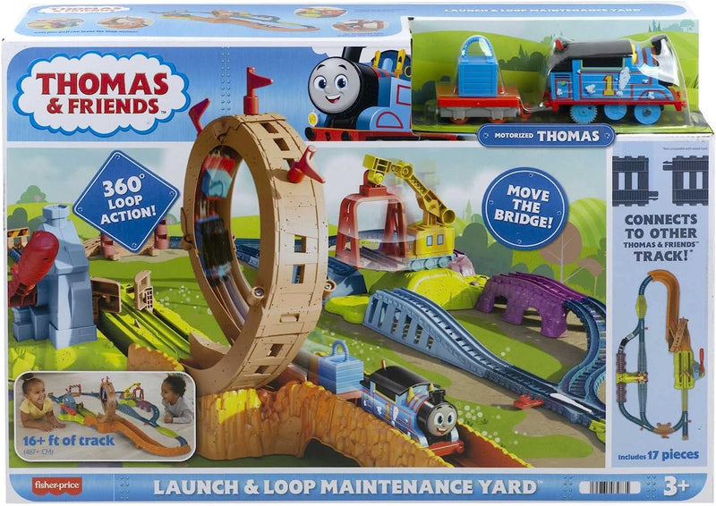 Thomas & Friends Launch & Loop Maintenance Yard with Motorised Thomas Engine
