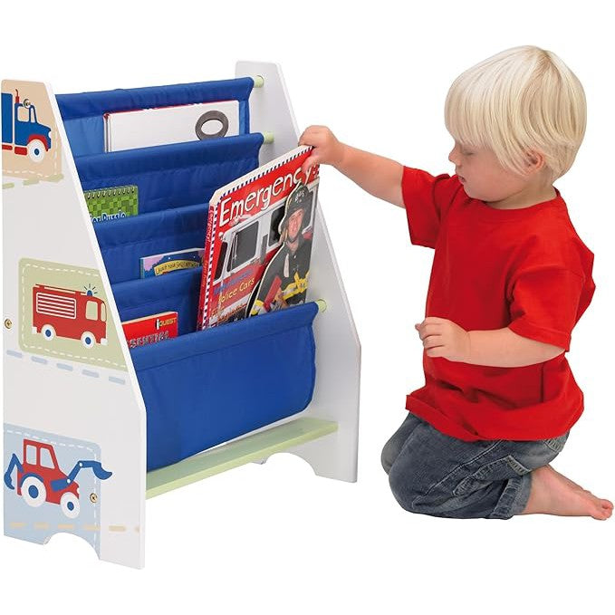 Kids Vehicles Bookcase Storage Unit