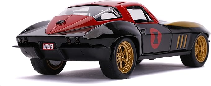 Avengers Black Widow 1966 Corvette 1:24