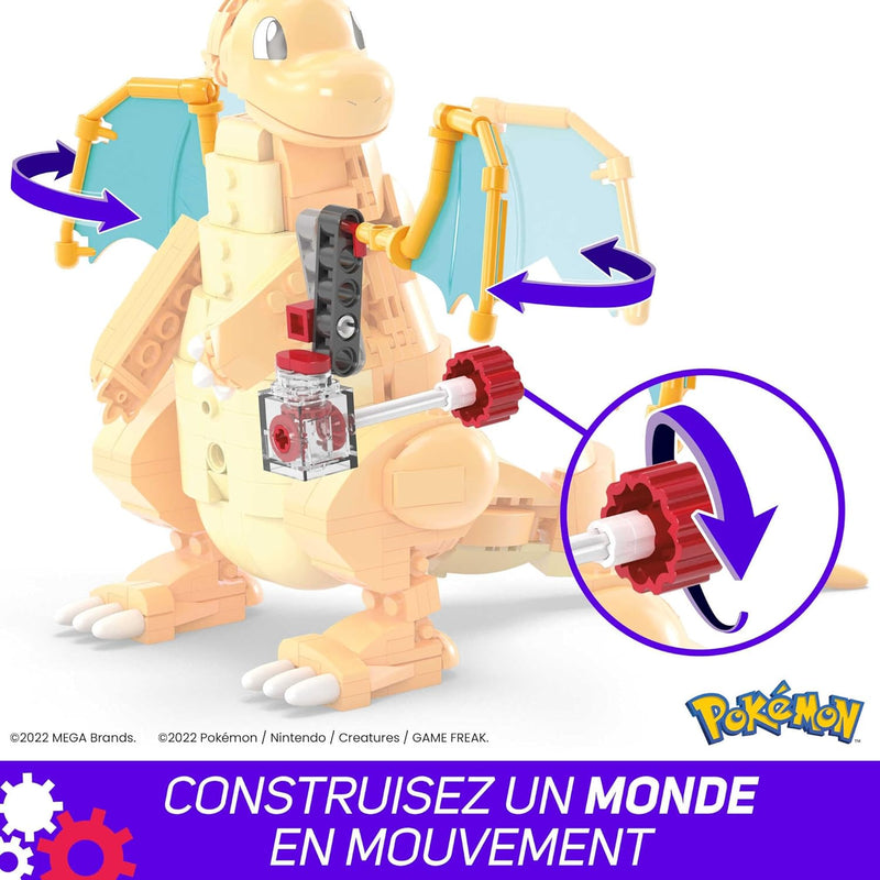 Mega Pokémon Dragonite 387 Piece Construction Playset