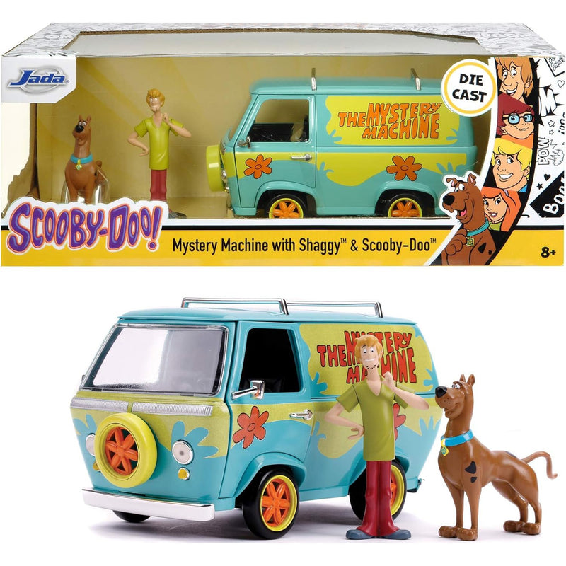 Scooby Doo Mystery Machine with Shaggy & Scooby Figures