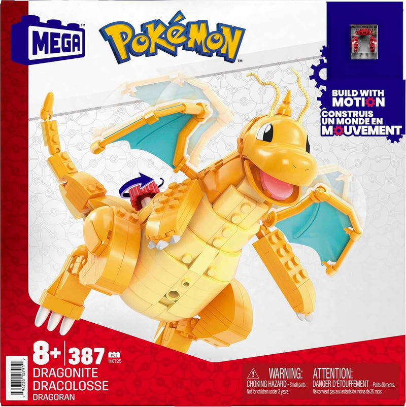 Mega Pokémon Dragonite 387 Piece Construction Playset