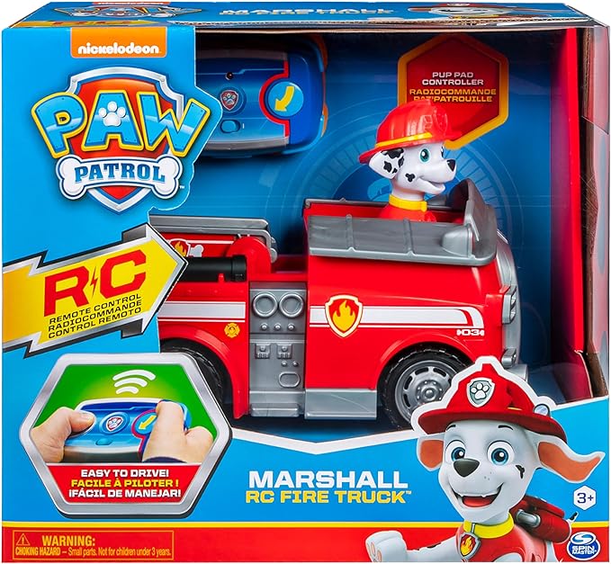Paw Patrol Remote Control Vehicle - Marshall RC Fire Truck