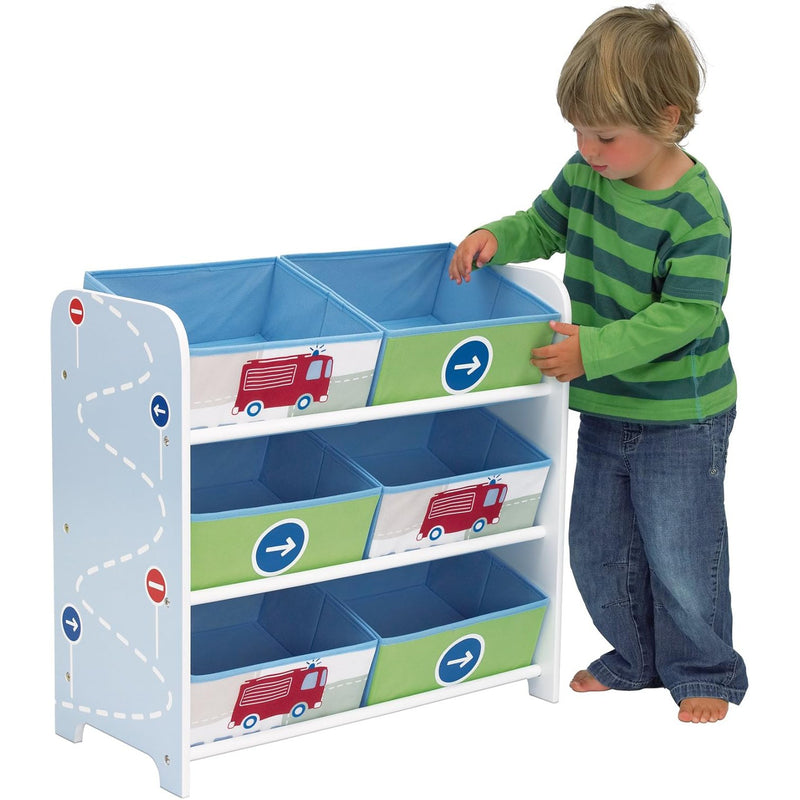 Kids Vehicles Bedroom Storage Unit