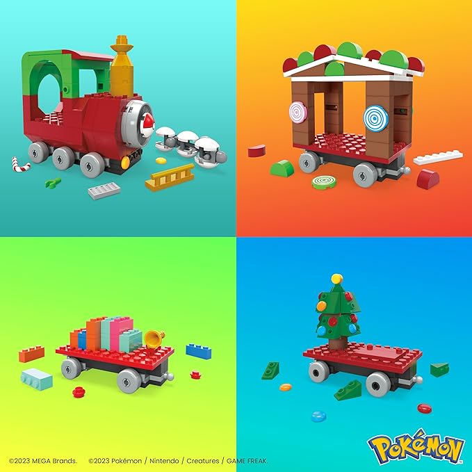 Mega Bloks Pokemon Holiday Train