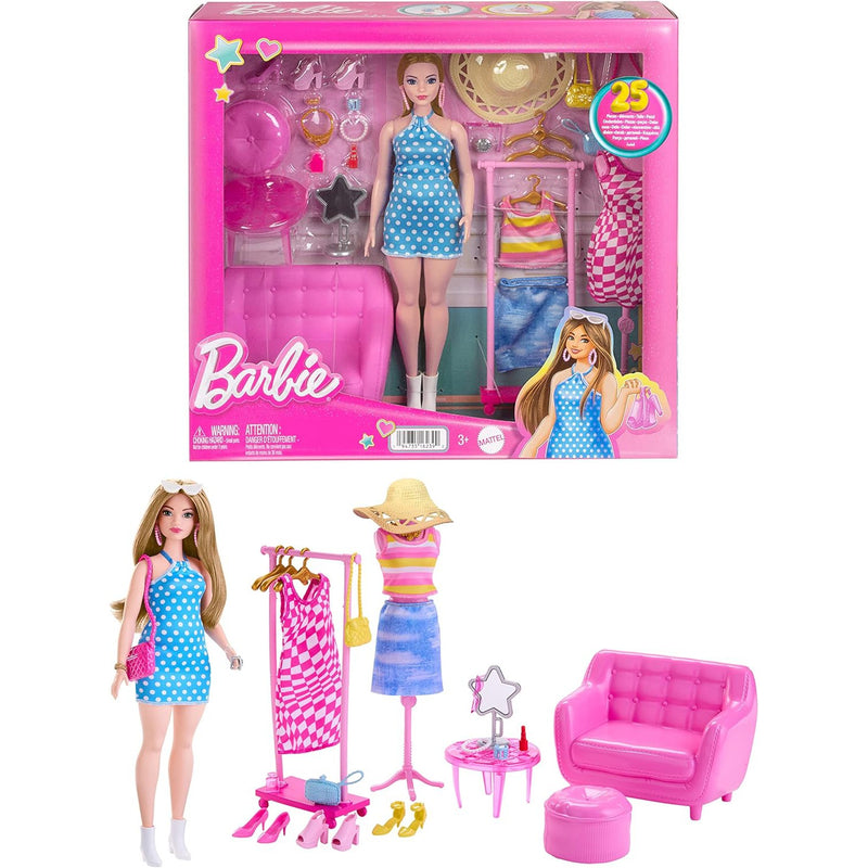 Barbie Doll & Closet Fashion Set