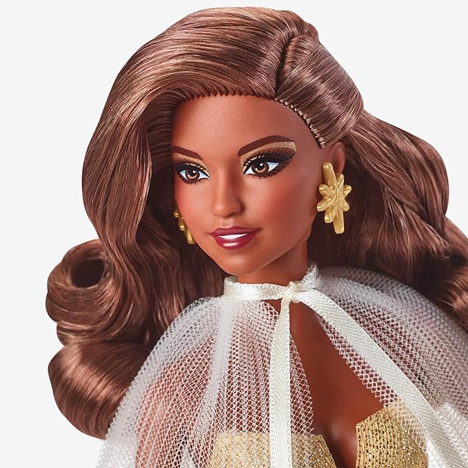 Barbie Signature Holiday Doll 2023 Brunette