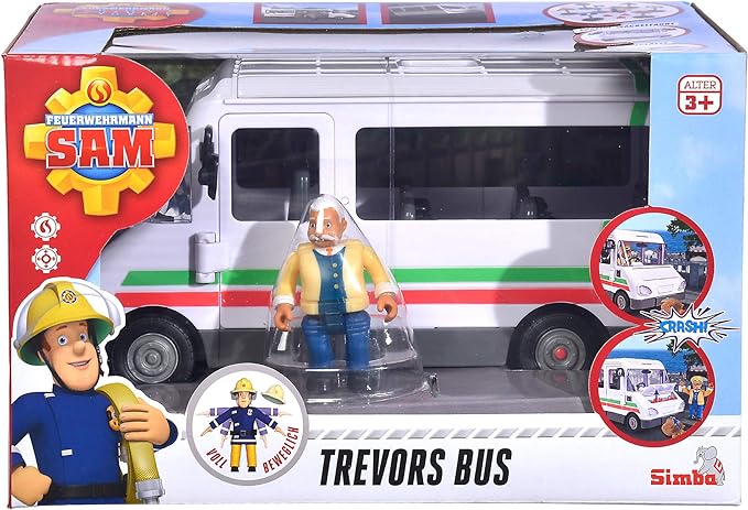 Fireman Sam Trevor's Bus with Figure