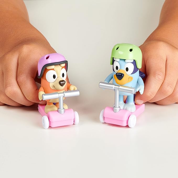 Bluey & Bingo Scooter Time Playset